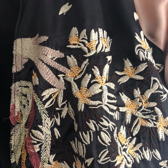 Reversible gold and black vintage bomber jacket - Picture 2 of 5